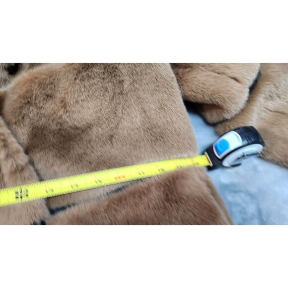 NWT Karl Legerfeld Women's Small Brown Long Faux Fur Coat - Picture 11 of 11